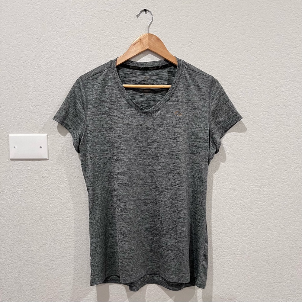 Copperfit Athletic Shirt Gray Heathered Size Large